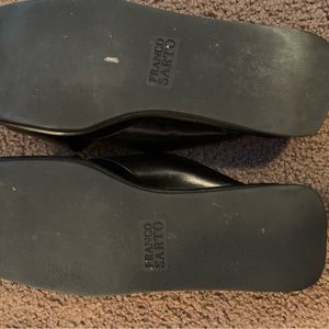 Franco Sarto leather slip on sandal size 8 1/2